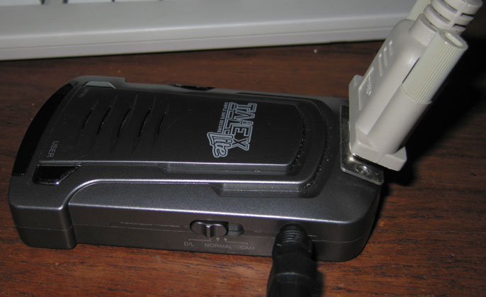 talex lite update via serial link side pic
